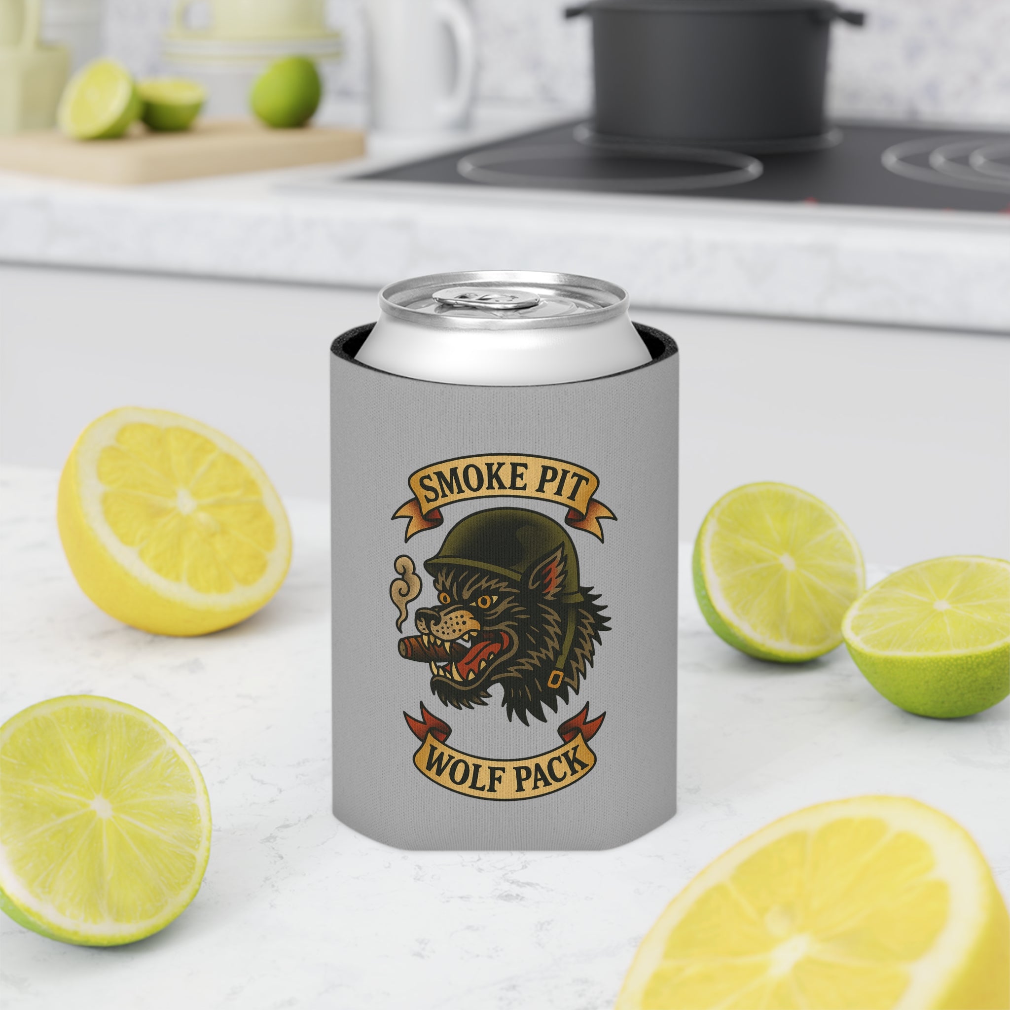 Smoke Pit Wolf Pack Can Cooler