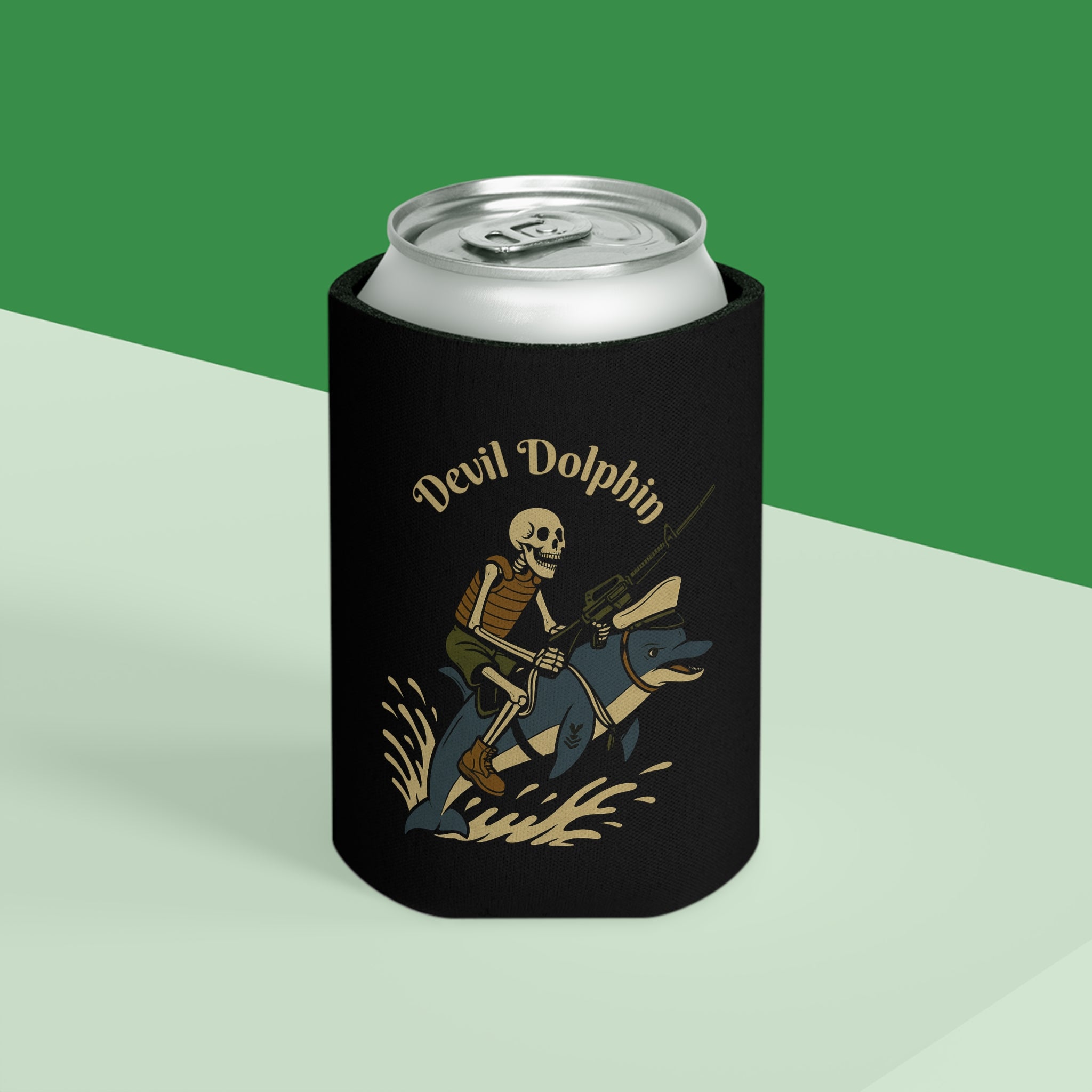 Devil Dolphin Corpsman Can Cooler