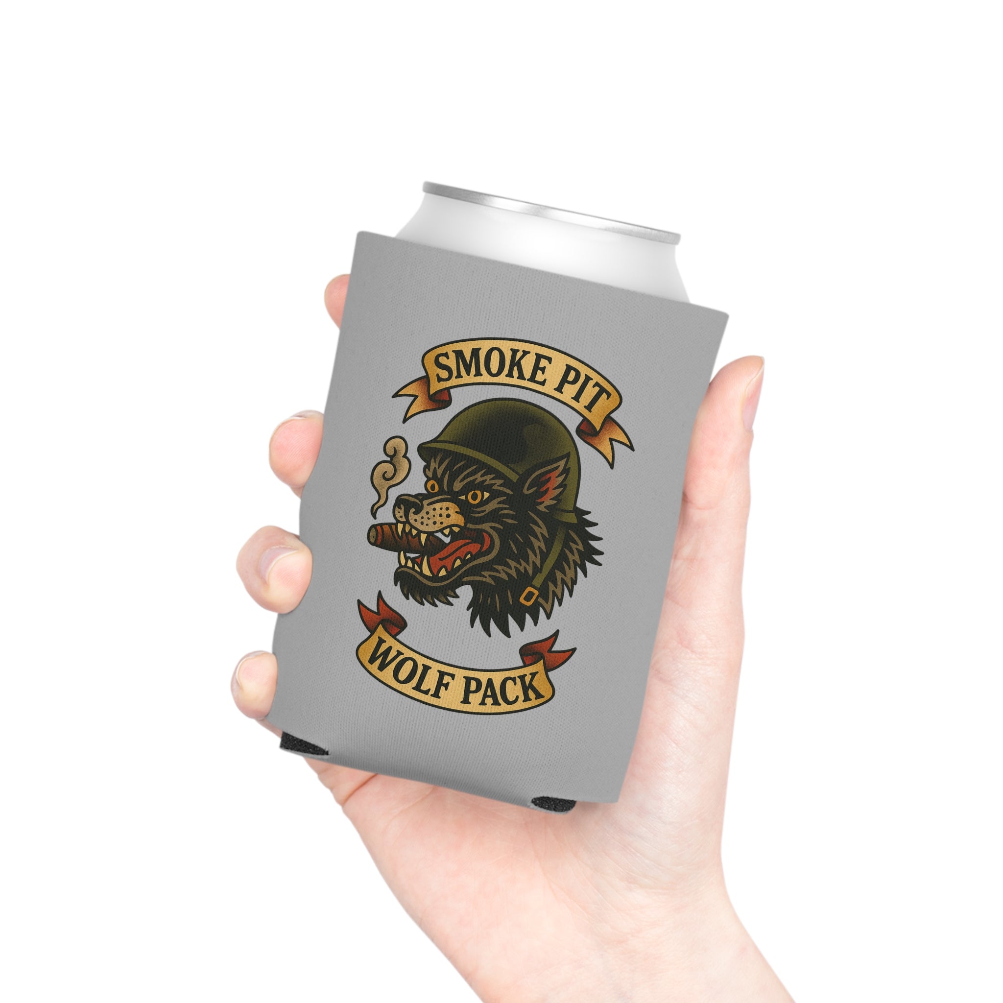 Smoke Pit Wolf Pack Can Cooler