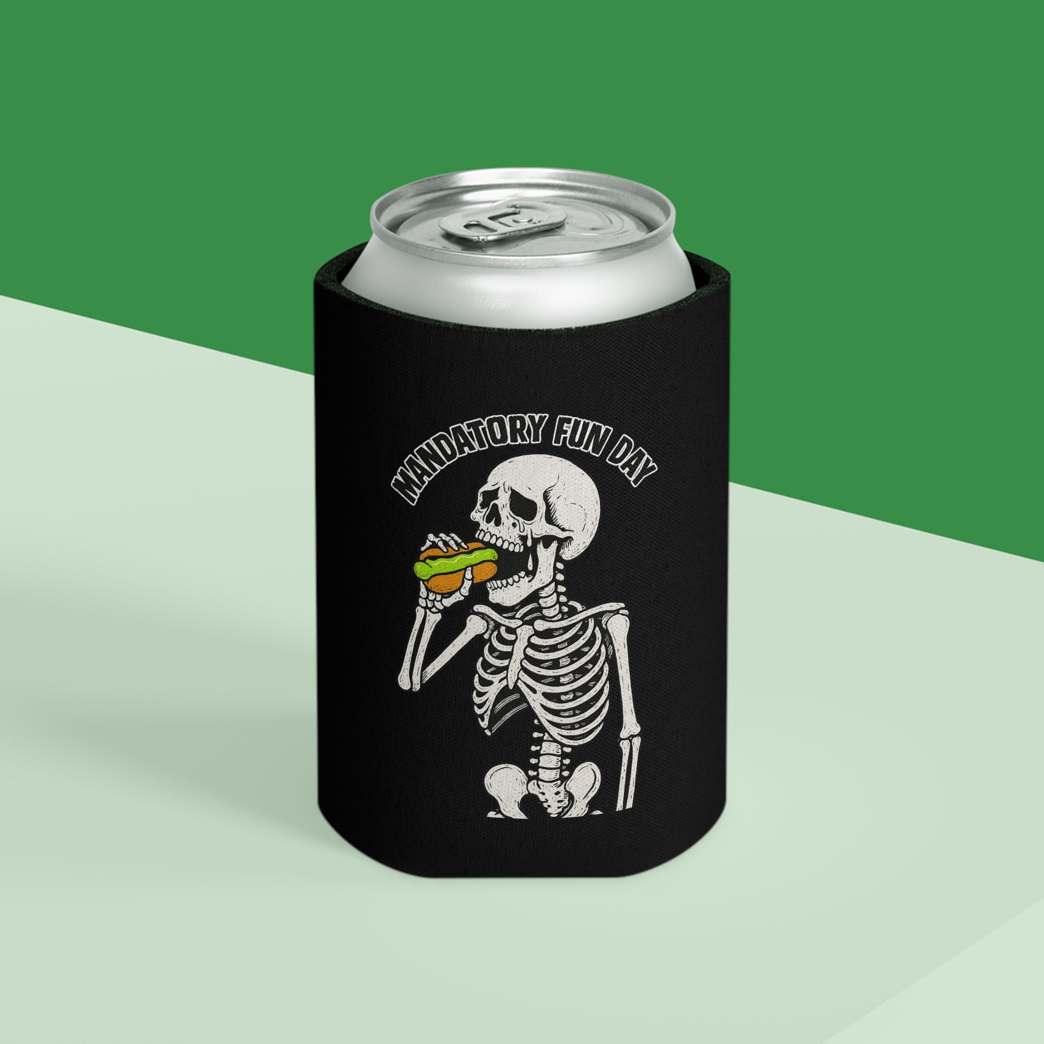 Mandatory Green Weenie Can Cooler
