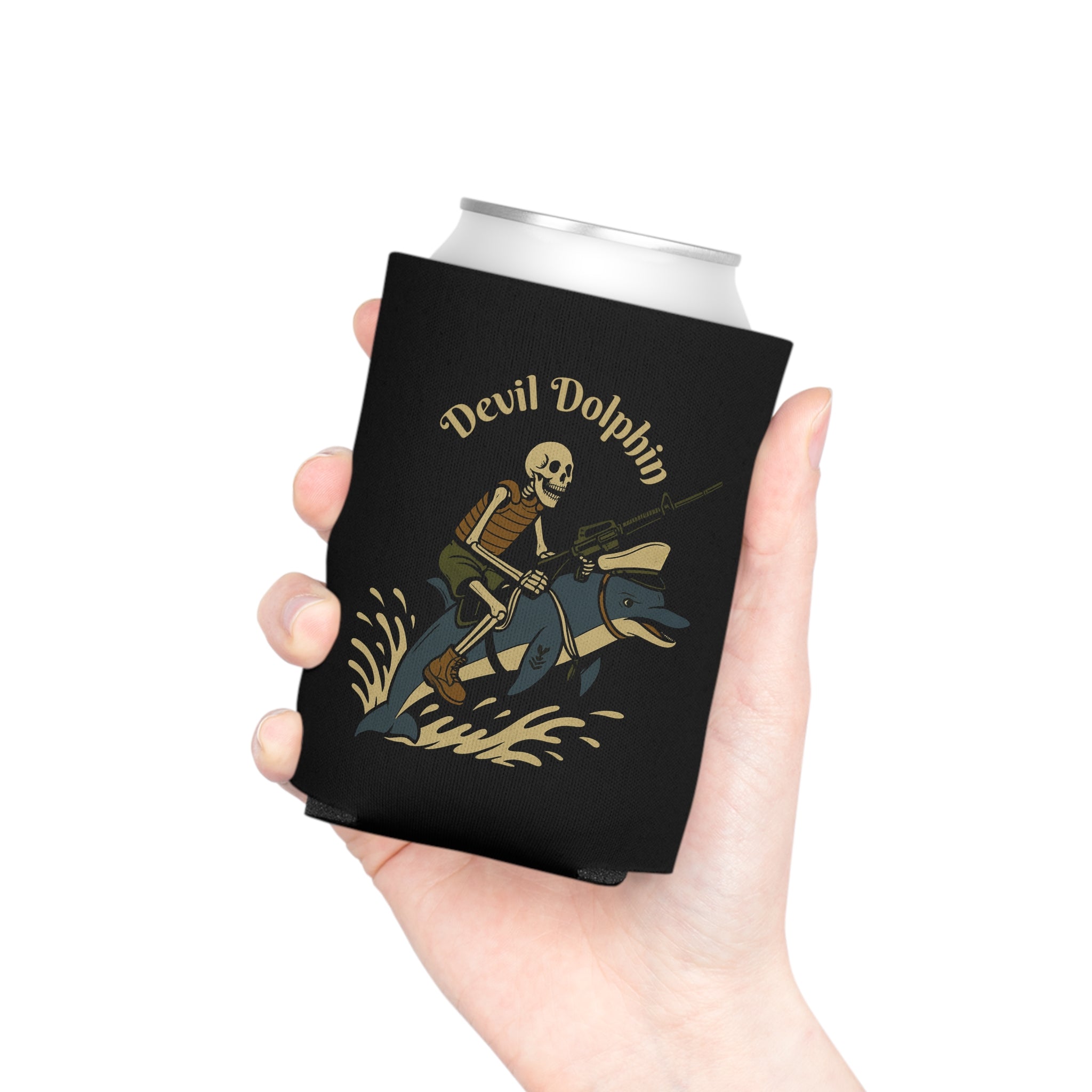 Devil Dolphin Corpsman Can Cooler